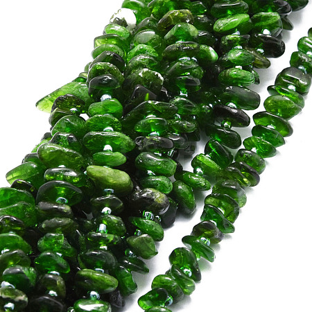 Natural Diopside Beads Strands G-E569-J11-1