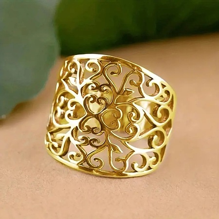 Brass Finger Rings for Women FS-WG2734C-04-1