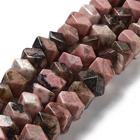 Natural Rhodonite Beads Strands G-D091-A06-1