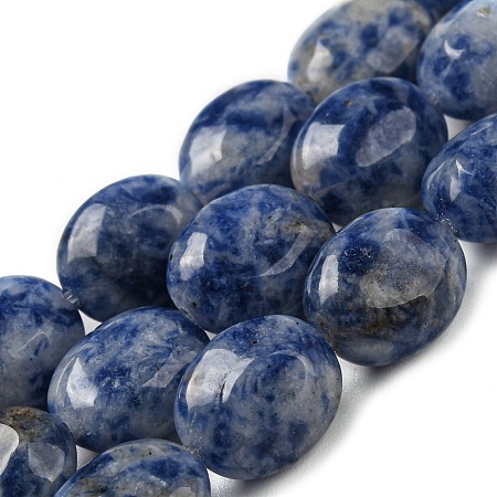 Natural Blue Spot Jasper Beads Strands G-M420-D08-01-1