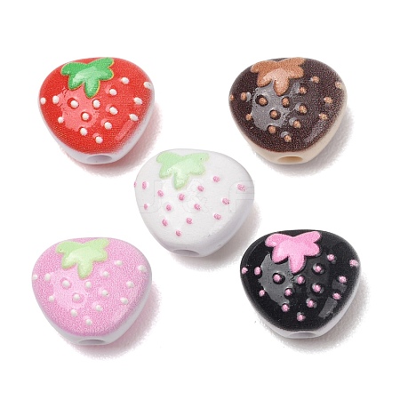 Printed Opaque Acrylic Beads AC-CBAC4EE-06-1
