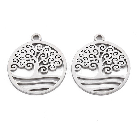 Non-Tarnish 304 Stainless Steel Pendants STAS-N095-056-1