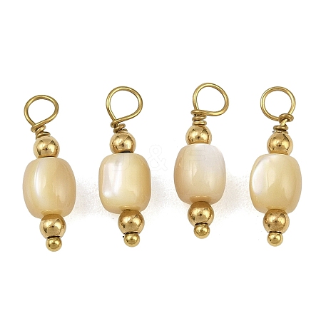 Natural Freshwater Shell Pendants SH-CBA5EEC-12G-1