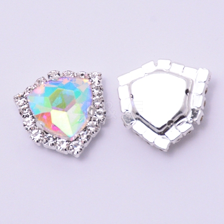 Glass Rhinestone Sew on Rhinestone RB-WH0004-02P-04-1