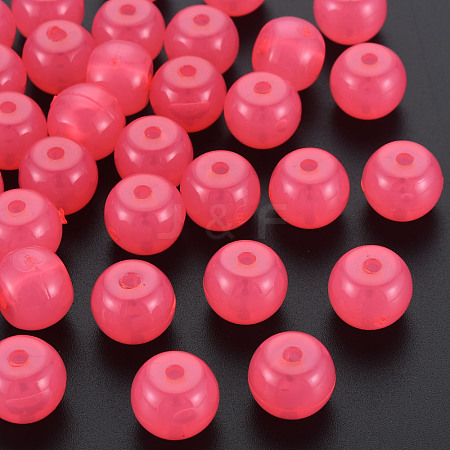 Imitation Jelly Acrylic Beads MACR-S373-14-EA09-1
