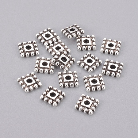 Tibetan Style Alloy Spacer Beads TIBEB-P002-02AS-NR-1