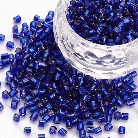 8/0 Glass Bugle Beads SEED-S032-07A-28-1