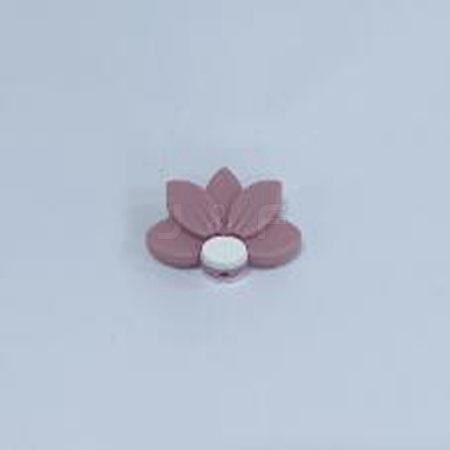 Lotus Food Grade Eco-Friendly Silicone Beads SIL-WH0013-50D-1