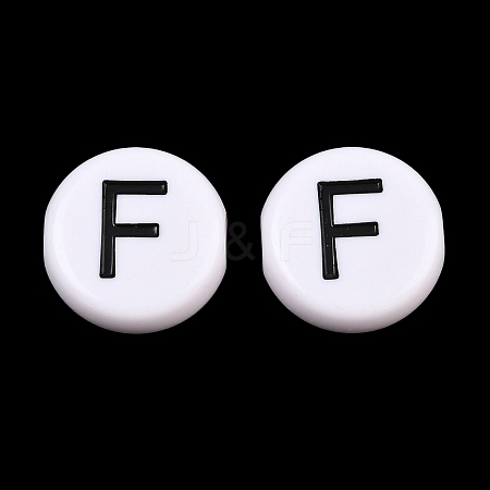 Opaque Acrylic European Beads AC-CBA3BDD-01F-1
