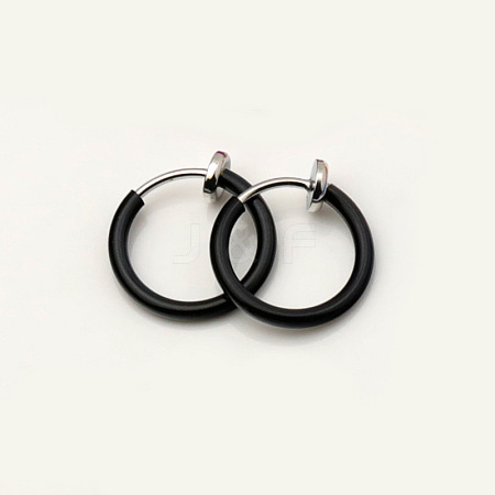 Brass Clip-on Earrings for Women WG23246-24-1