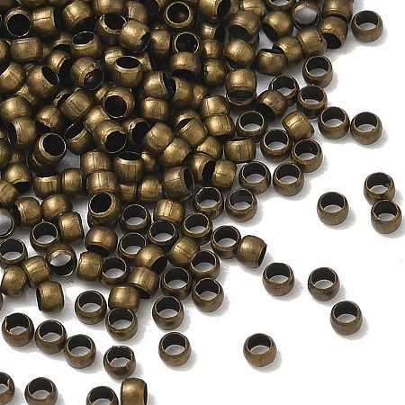 Brass Crimp Beads KK-L019-AB-NF-1
