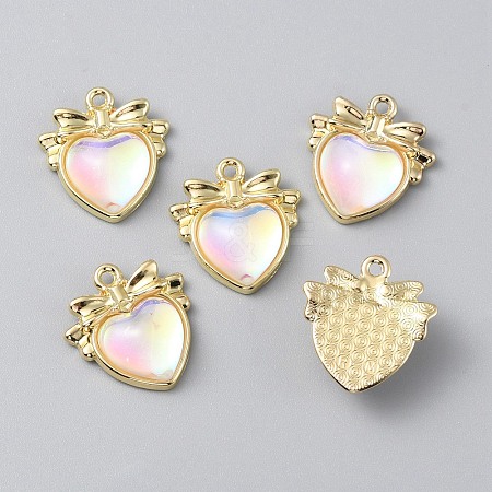 Light Gold Plated Alloy Pendants FIND-WH0137-51LG-01-1