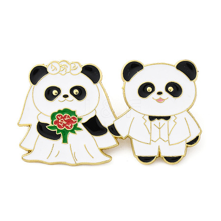 Newly-married Theme Enamel Pins JEWB-E039-01LG-04-1