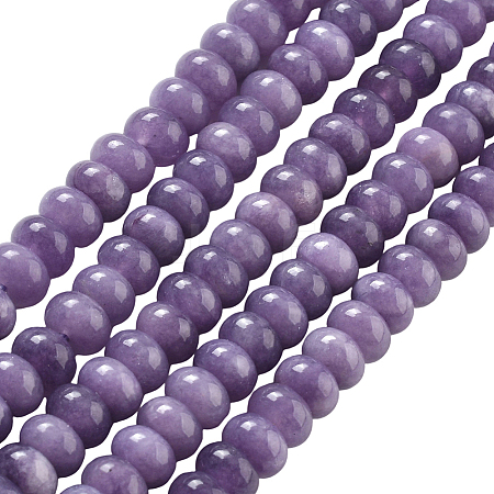 2 Strands Natural White Jade Beads Strands G-PA0001-23A-1