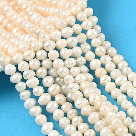 Natural Cultured Freshwater Pearl Beads Strands PEAR-RM241213-1-1