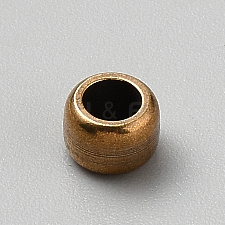 Brass EDC European Beads FIND-WH0365-103B-1