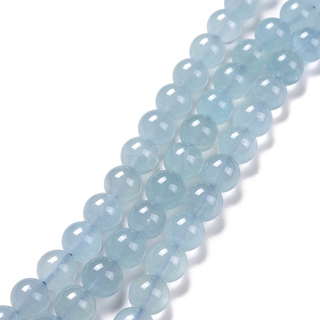 Natural Aquamarine Beads Strands G-D0013-75B-1