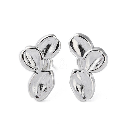 Non-Tarnish 304 Stainless Steel Stud Earrings STAS-Z052-21P-1