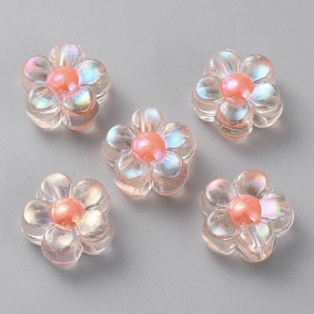 Transparent Acrylic Beads OACR-WH0032-13D-1