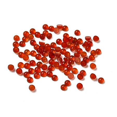 Natural Carnelian Dome/Half Round Cabochons G-G037-01B-04-1