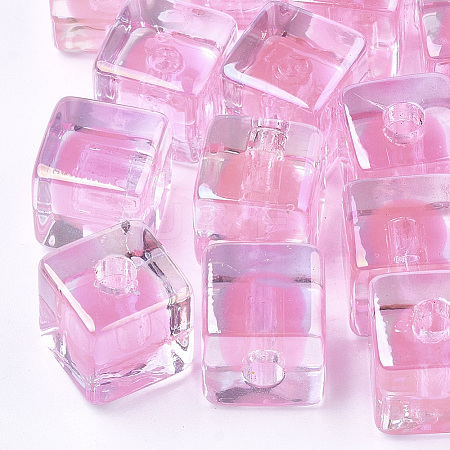 Transparent Acrylic Beads LS-X-TACR-S148-08A-1