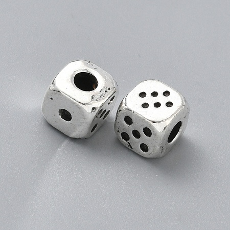 Tibetan Style Alloy Beads TIBEB-WH20001-03AS-1