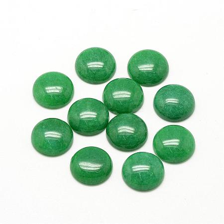 Natural White Jade Cabochons G-R416-10mm-08-1