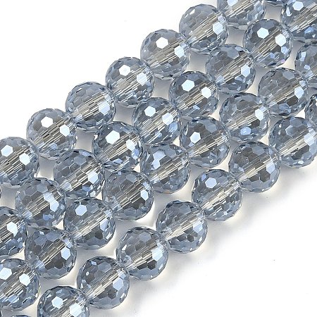 Transparent Electroplate Glass Beads Strands EGLA-N002-31-H06-1