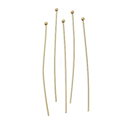 Brass Ball Head Pins KK-H502-03G-G-1