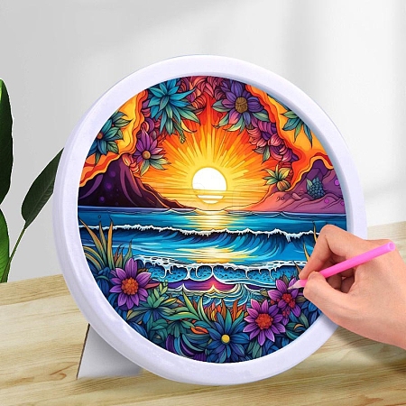 DIY Sunset Diamond Painting Kits PW-WGFFF33-01-1