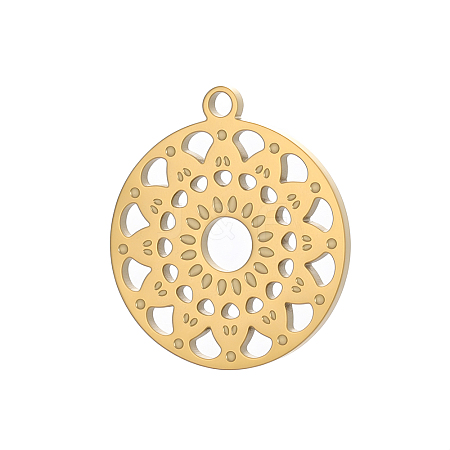 304 Stainless Steel Pendants STAS-OY012-24G-1