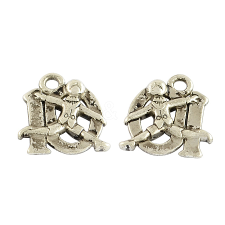 Tibetan Style Alloy Pendants LS-TIBEP-GC149-AS-NR-1