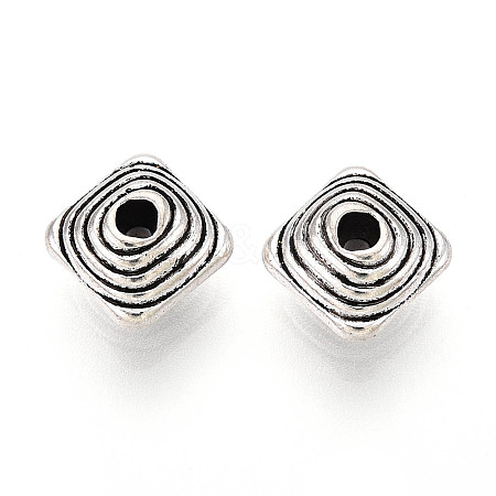 Tibetan Style Alloy Beads TIBE-N013-07AS-1
