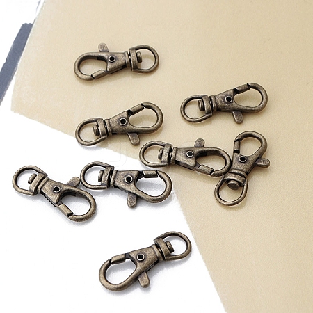 Zinc Alloy Swivel Lobster Claw Clasps PW-WG4DF9D-01-1