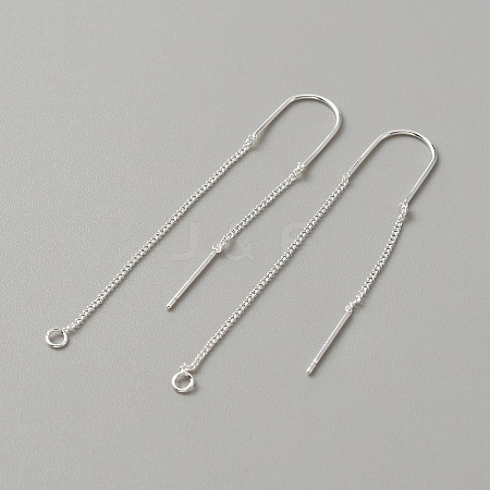 Alloy Stud Earring Findings FIND-WH0110-381S-1