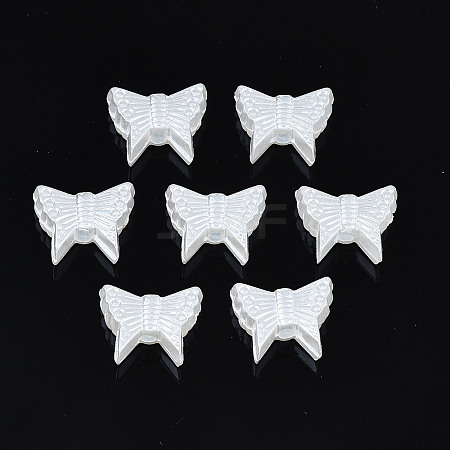 ABS Plastic Imitation Pearl Beads X1-OACR-N008-113-1