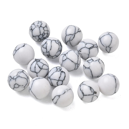 Dyed Synthetic Turquoise Sphere Beads GG-CBA391B-02B-02-1