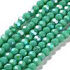 Opaque Glass Beads Strands EGLA-A035-P6mm-L13-1