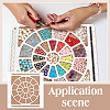 Wooden Bead Design Boards WOOD-WH0042-26D-6