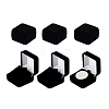 Plastic Cover with Velvet Brooch Packing Boxes VBOX-WH0012-08C-6