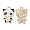 Alloy Enamel Pendants ENAM-B054-05G-01-1