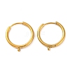 Ion Plating(IP) 304 Stainless Steel Hoop Earring Findings X-STAS-G339-01G-1