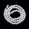 Imitation Jade Frosted Glass Bead Strands EGLA-A039-J2mm-MD05-2