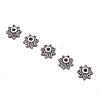 Flower Tibetan Silver Bead Caps X-A475-3