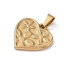 304 Stainless Steel Pendants SA-CBA34D4-01A-G-2