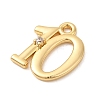 Brass Micro Pave Cubic Zirconia Charms KK-P340-24G-10-2