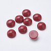 Synthetic Coral Cabochons X-G-F501-03-6mm-1