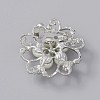 Exquisite ABS Plastic Pearl Flower Lapel Pin JEWB-WH0020-17P-2