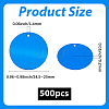 500Pcs PVC Plastic Pendants KY-GF0001-67B-06-2