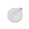 Buddhist 304 Stainless Steel Pendants SA-CBAE30B-02A-P-2